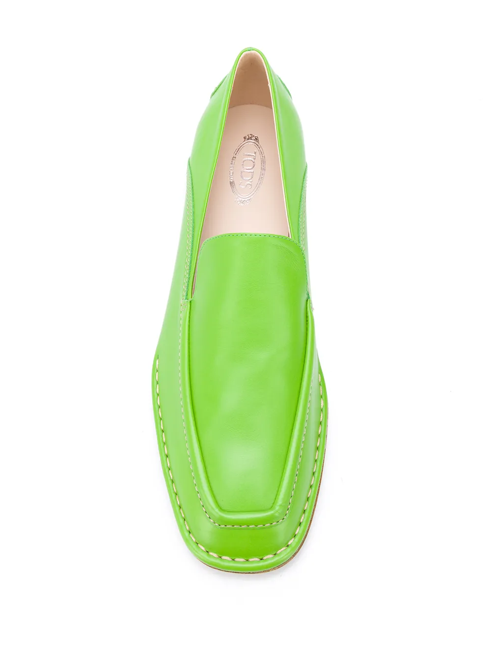 Tod's Loafers met reliëf-detail Groen
