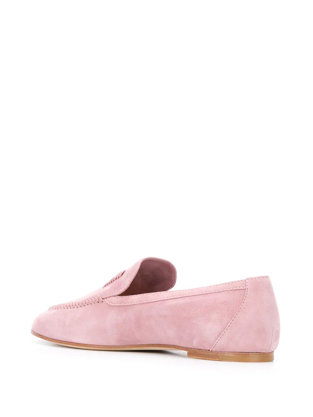 Tod's Loafers met geweven logo Roze