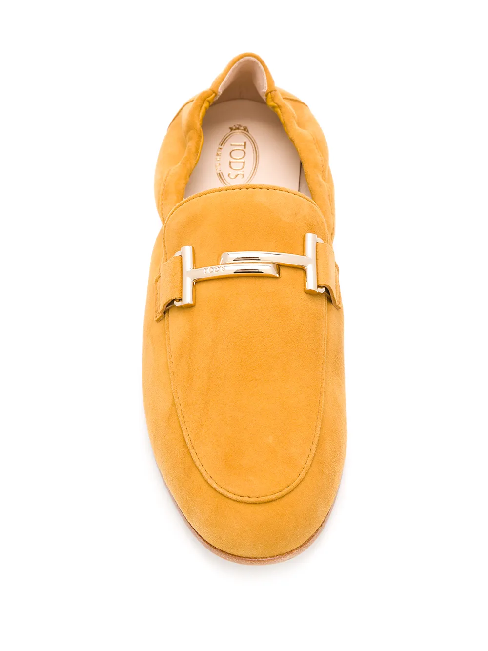 Tod's Loafers met T-logo Geel