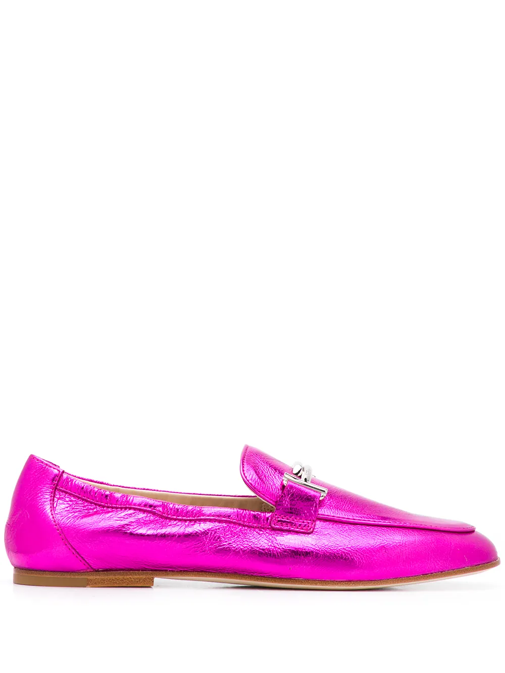 Tod's elasticated logo loafers - Pink