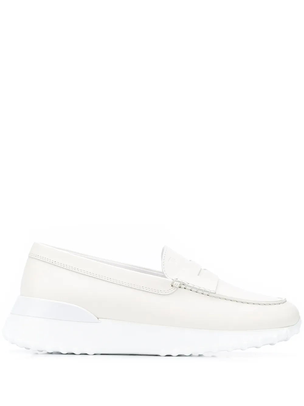 Tod's rubber-sole loafers - White