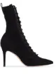 Image 1 of Gianvito Rossi 85mm lace-up sock boots