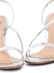 Gianvito Rossi Manhattan 85mm metallic sandals