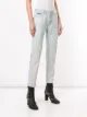 Philipp Plein high-rise cropped paint print jeans