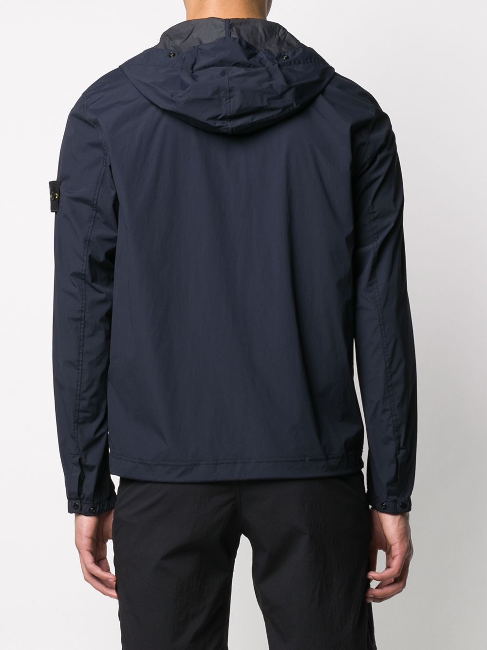 фото Stone island zip-through hooded jacket