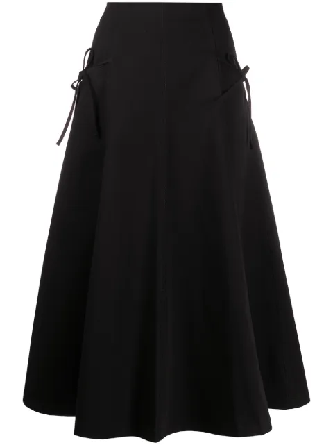 Vivetta falda de tiro alto con cierre con lazo