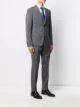 Z Zegna بدلة ضيقة بصف أزرار واحد