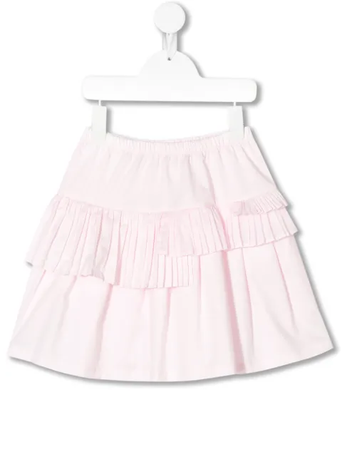 Il Gufo 밴딩 플리츠 디테일 스커트