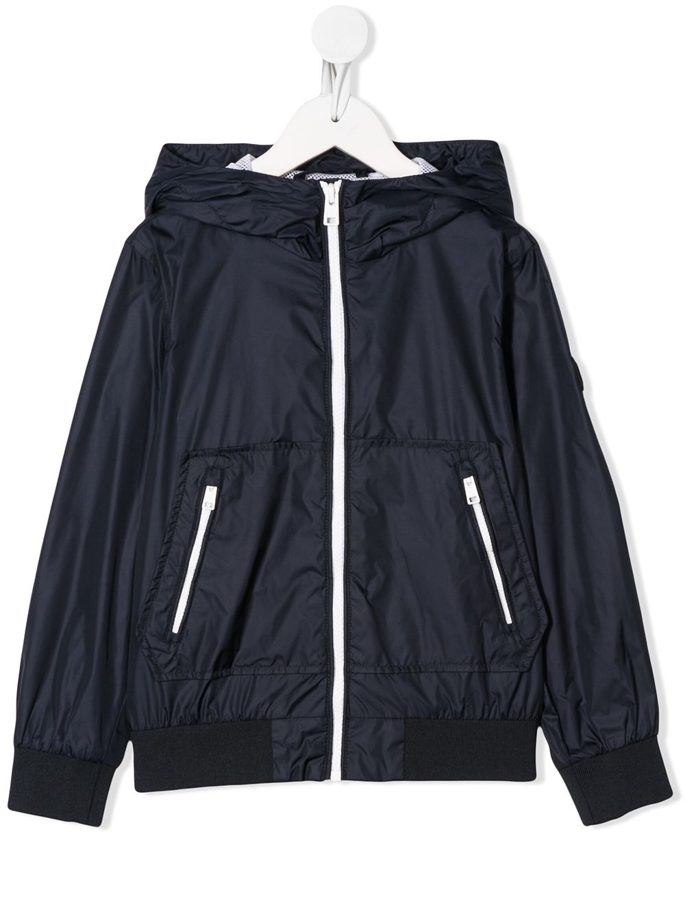 фото Woolrich kids hooded zip-up jacket