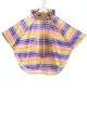 الصورة 1 من SONIA RYKIEL ENFANT بونشو مخطط ضد المطر بغطاء رأس