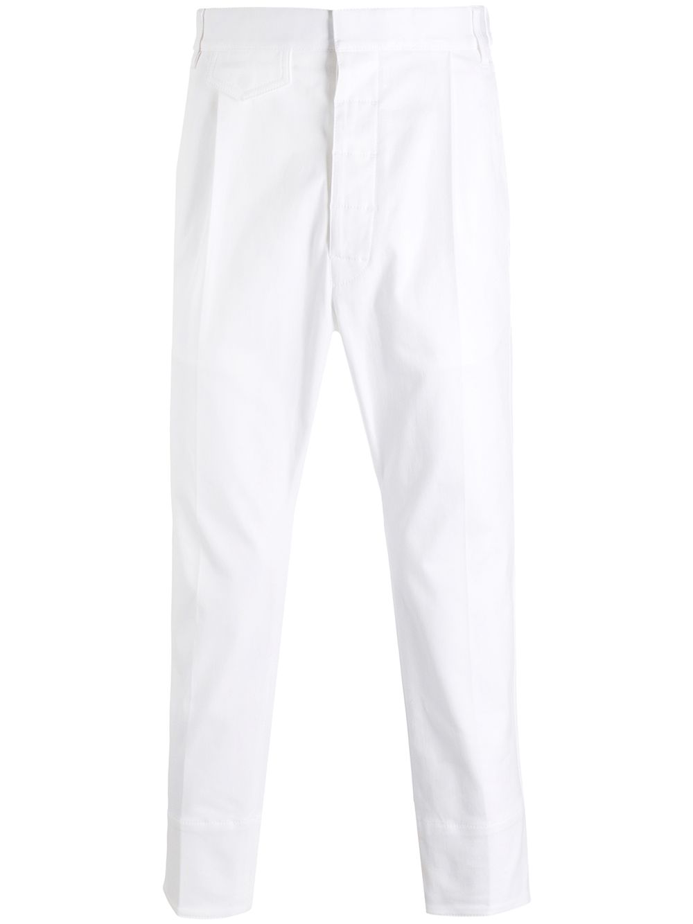 DSQUARED2 MID-RISE CHINO TROUSERS