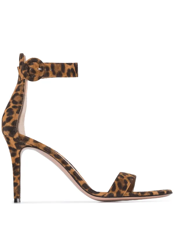 gianvito rossi leopard sandals