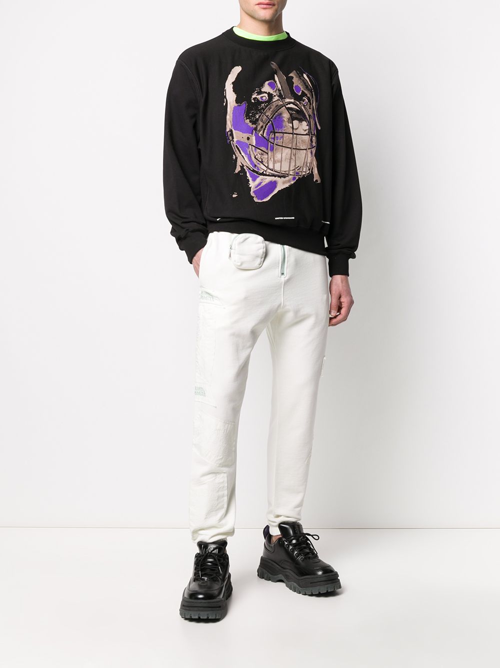 фото Heron preston embroidered patch trousers