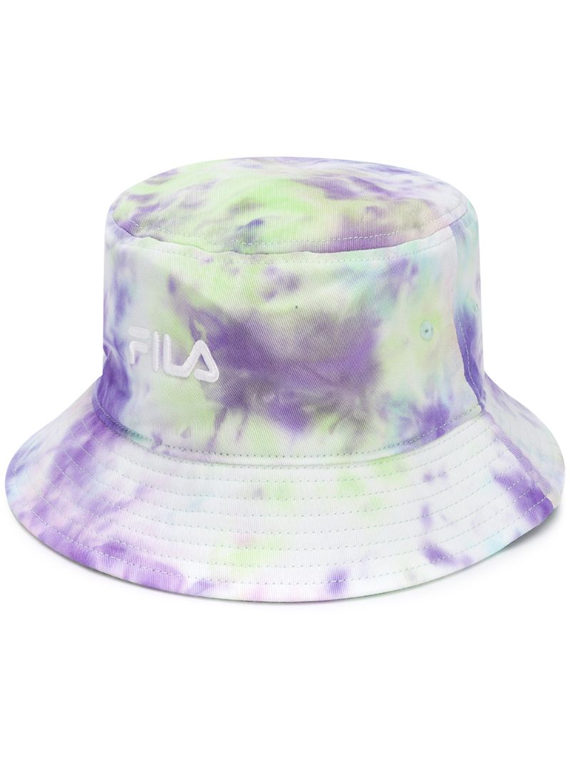 Fila Tie-dye Bucket Hat In Purple
