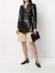 Image 2 of Nanushka Blair vegan leather fitted blazer
