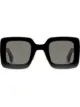 الصورة 1 من Gucci Eyewear نظارة شمسية مزينة بحرفي G متداخلين