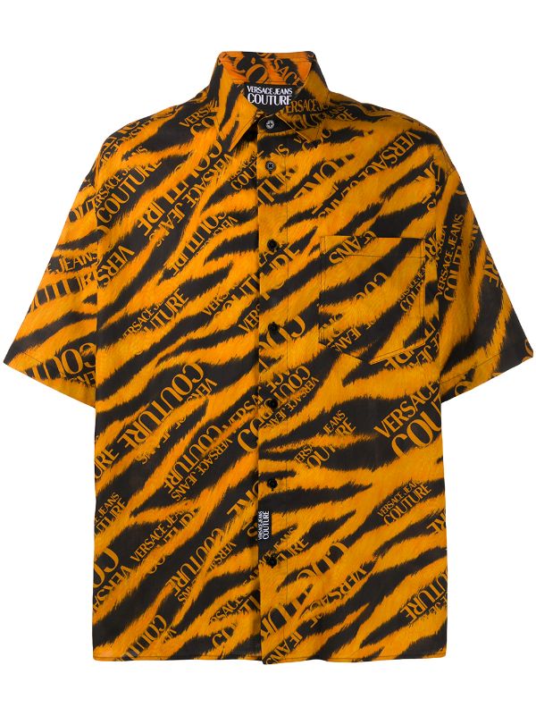 versace tiger print shirt