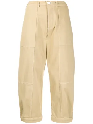 Beige Cropped trousers See by Chloé Bukser Beige Cropped trousers See by Chloé Bukser