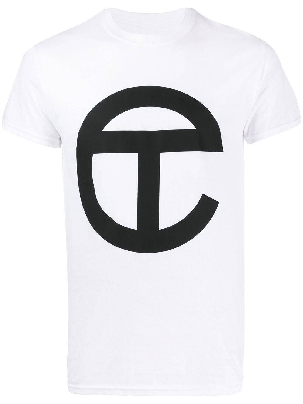 фото Telfar logo print longline t-shirt