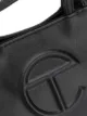 Telfar embossed logo shoulder bag