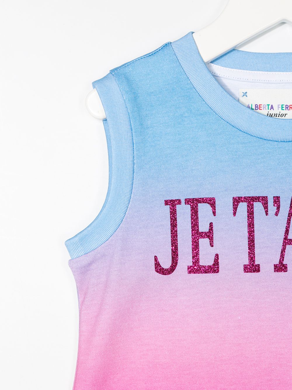 фото Alberta ferretti kids ombre je t'aime tank top