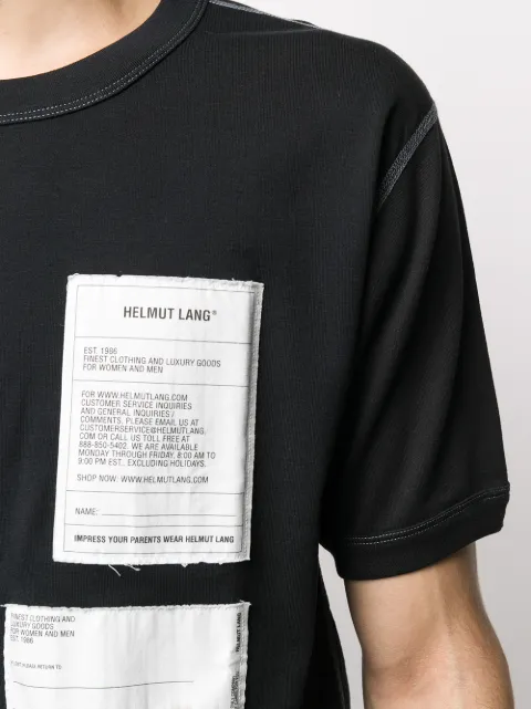 Helmut Lang Base Layer cotton T-shirt 