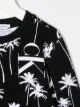 Calvin Klein Kids كنزة بطبعة أشجار وشعار الماركة