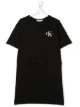 الصورة 1 من Calvin Klein Kids فستان بطبعة شعار الماركة
