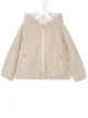 الصورة 1 من Brunello Cucinelli Kids جاكيت بغطاء رأس وسحاب