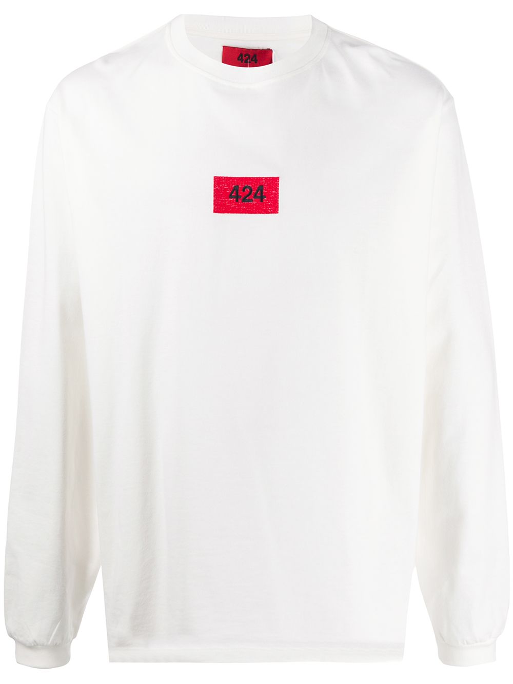 фото 424 logo embroidered oversized sweatshirt