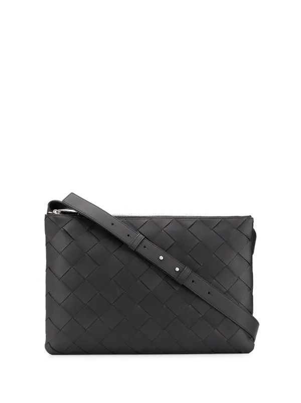 woven messenger bag