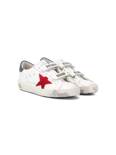 white & silver superstar trainers junior