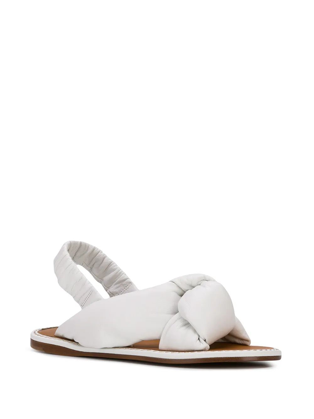 sandales à détails noués