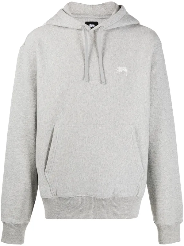 grey stussy jumper