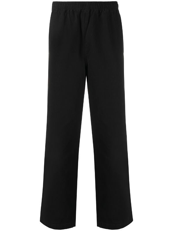 black beach trousers