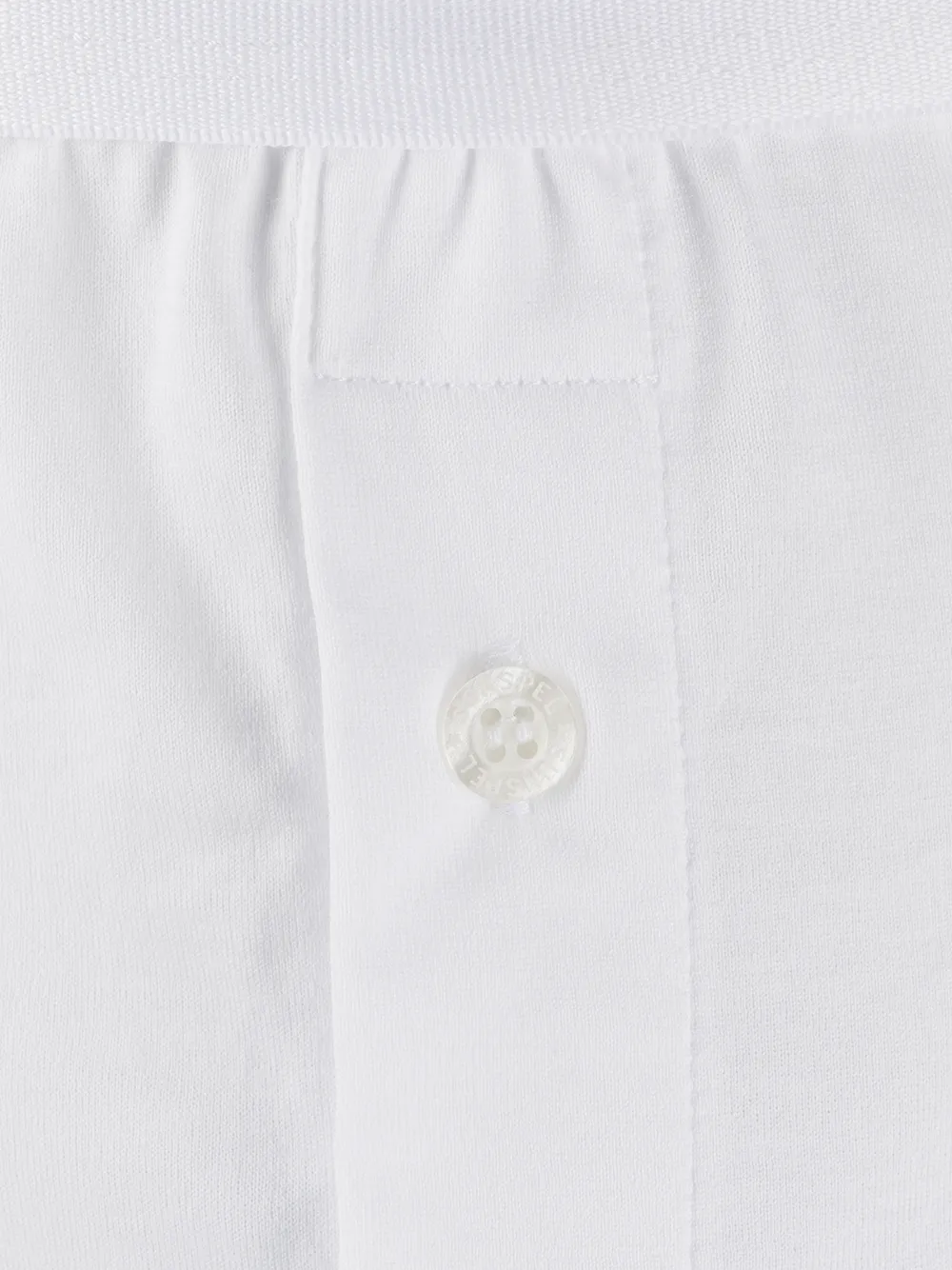 Sunspel Slip met merk Wit