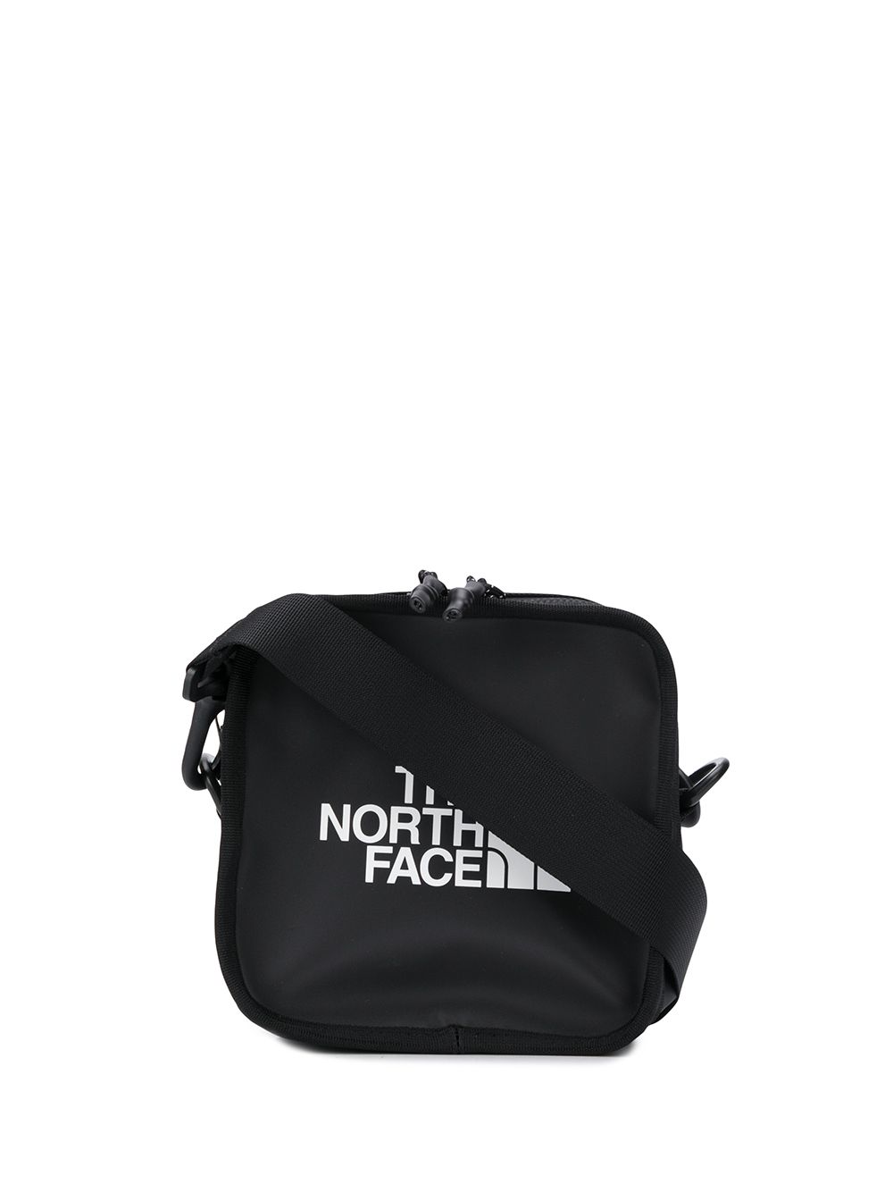 фото The north face logo messenger bag