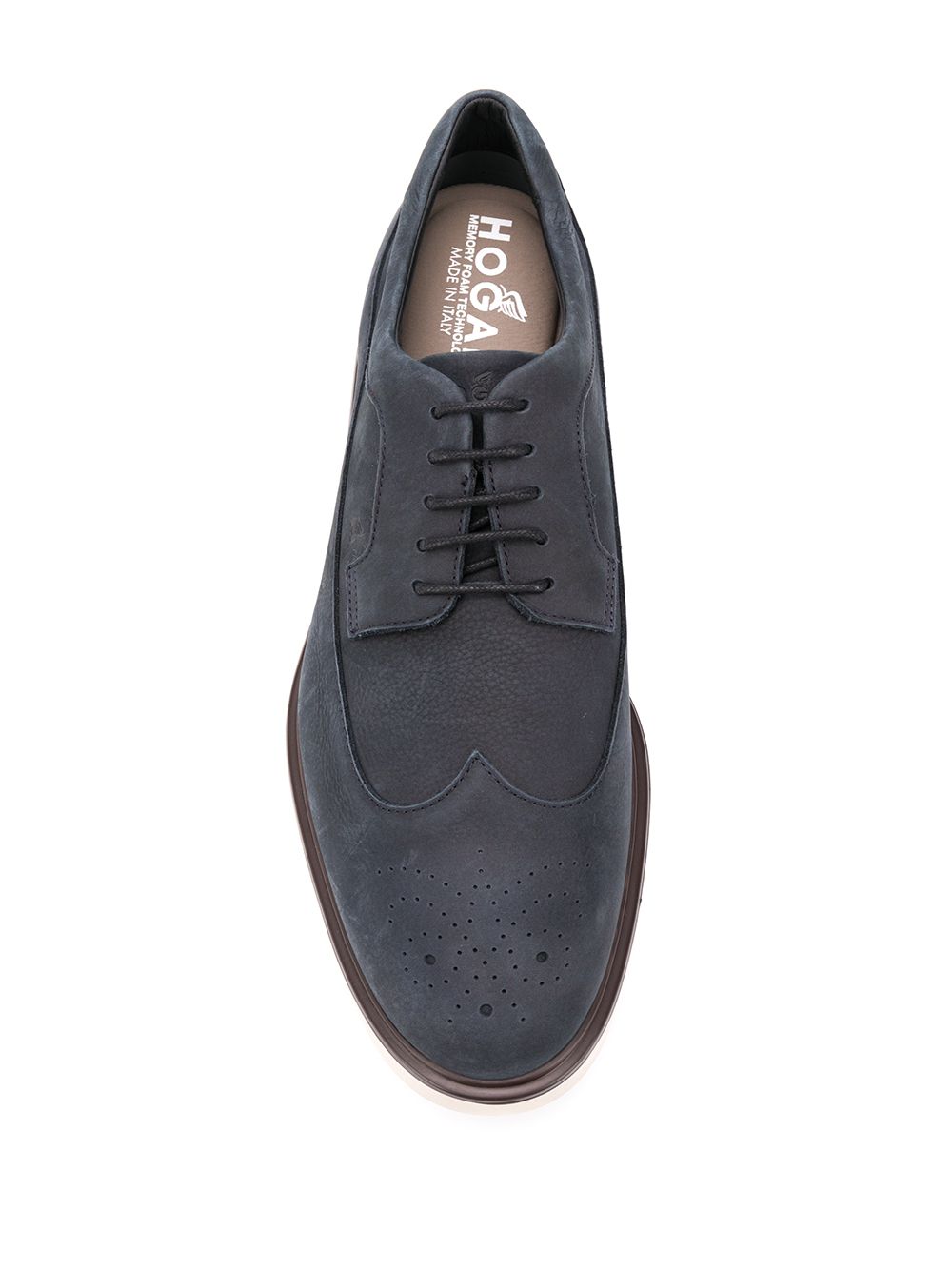 фото Hogan perforated derby shoes