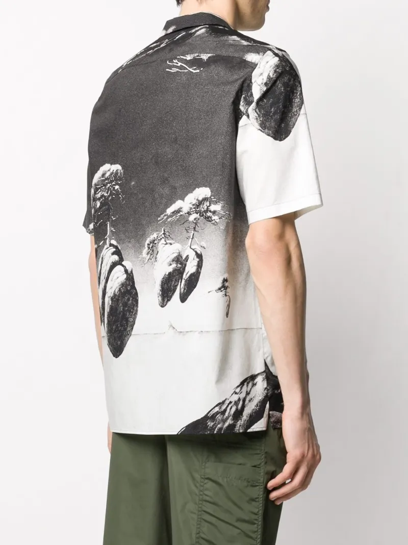 Valentino Black Floating Island Print 
