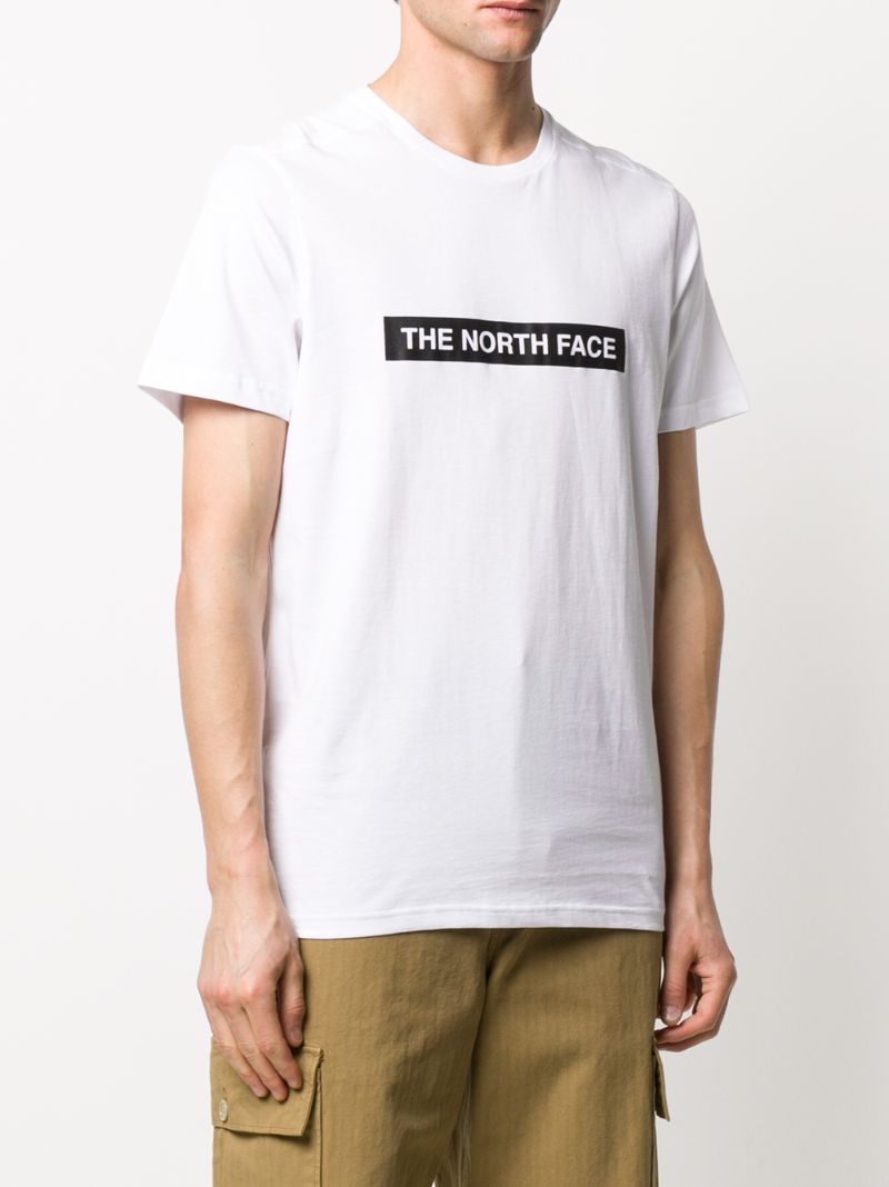 Shop The North Face Logo T-shirt In White