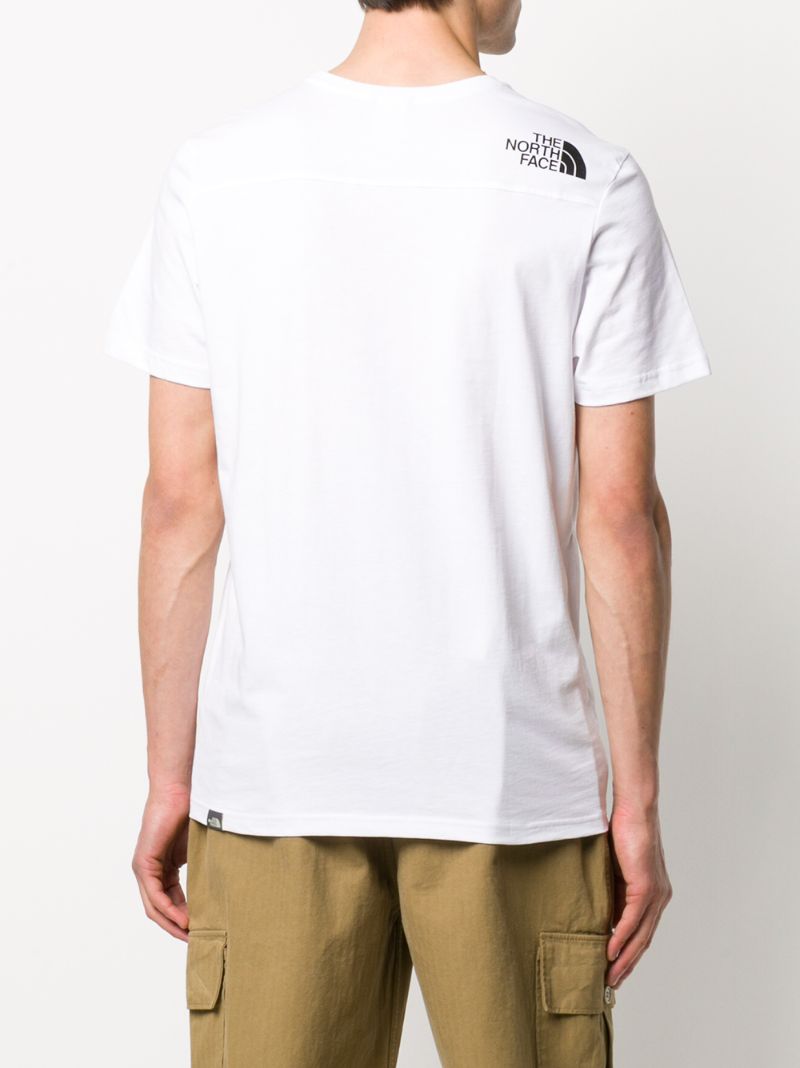 Shop The North Face Logo T-shirt In White