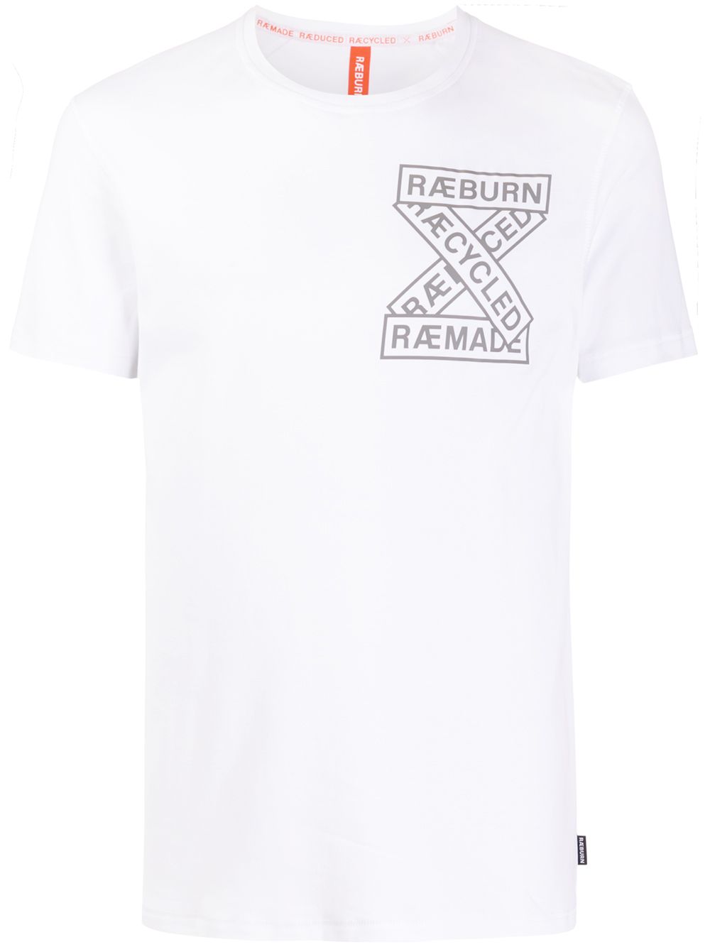 Raeburn Ethos Graphic Logo T-shirt In White