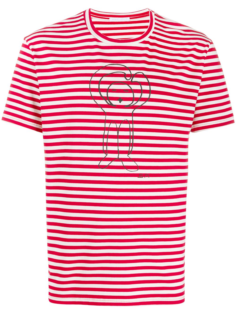 фото Société anonyme striped graphic print t-shirt