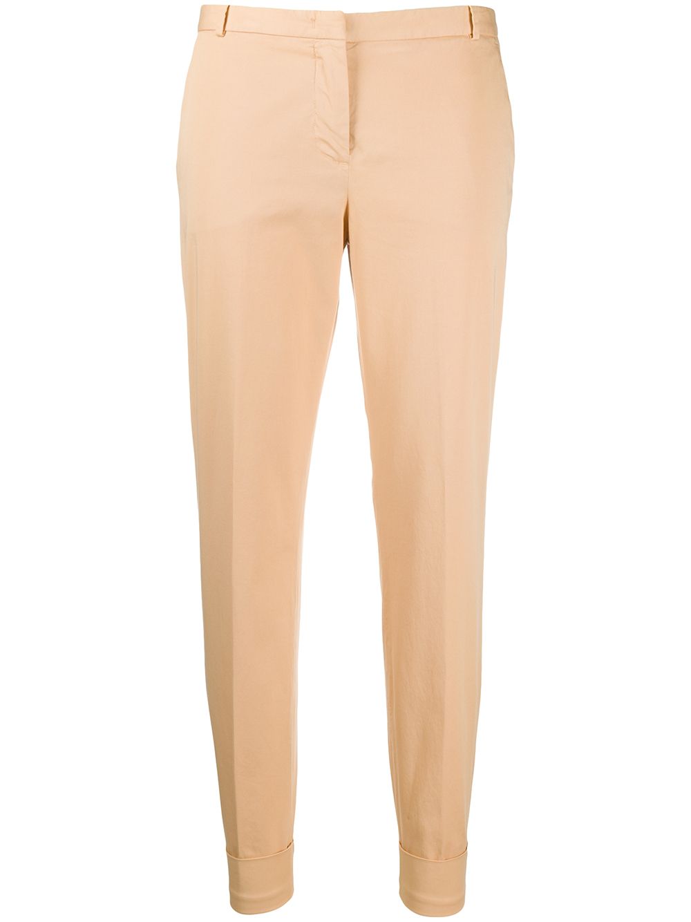 Fabiana Filippi Cropped Slim-fit Trousers In Orange