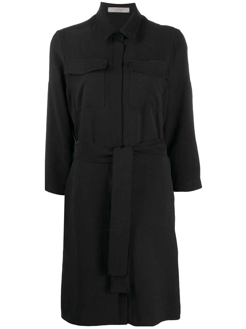 фото D.exterior belted shirt dress