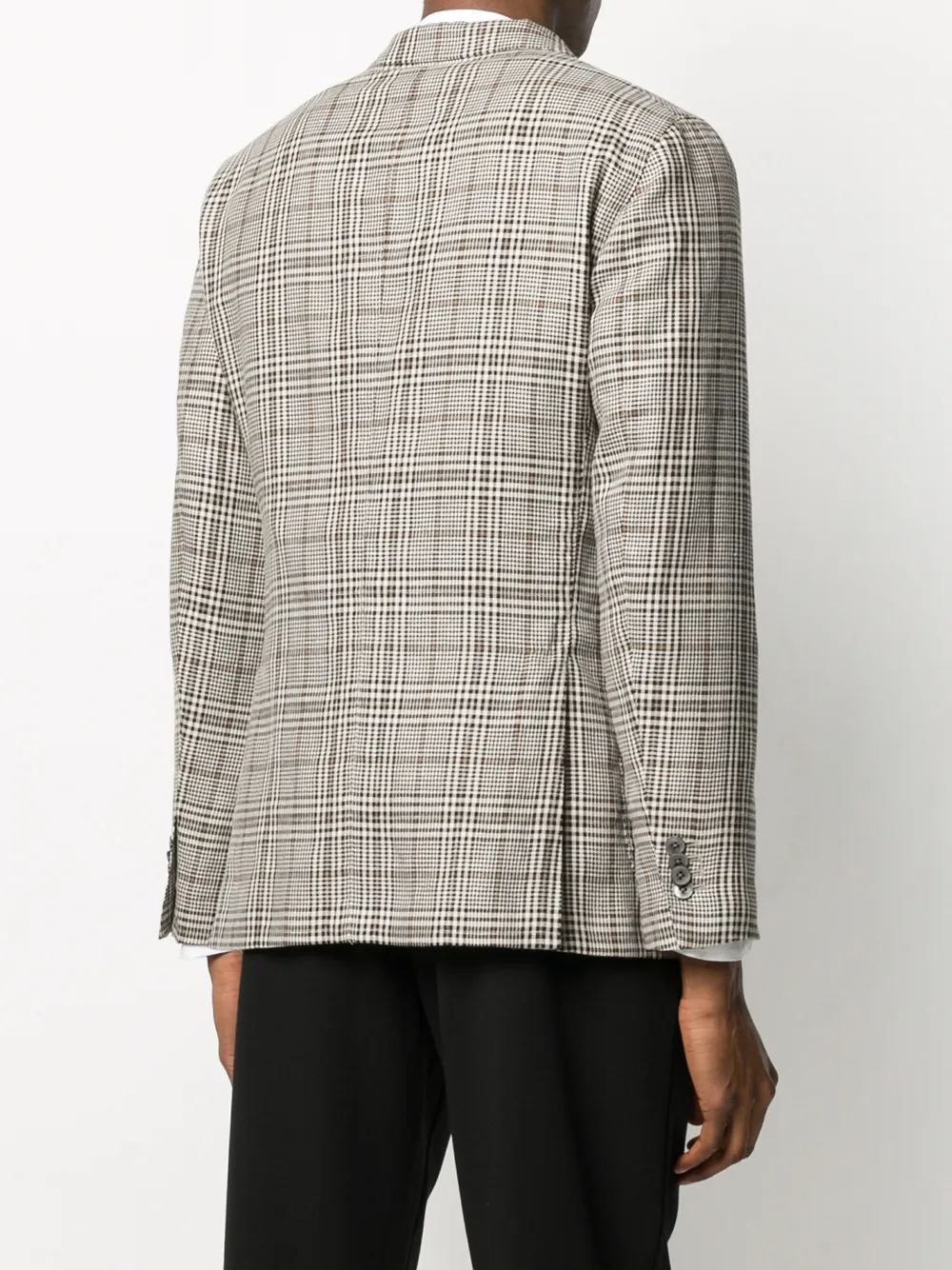 Boglioli Blazer met enkele rij knopen Beige