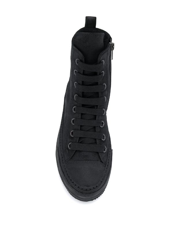 ann demeulemeester high top sneakers