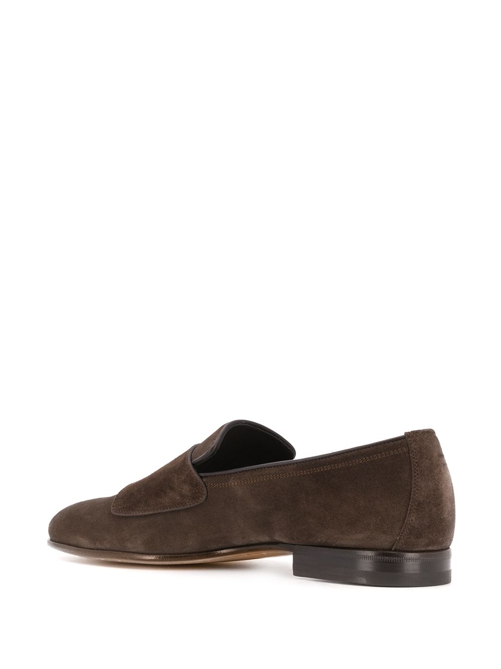 фото Santoni double-buckle monk shoes