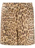 Valentino Garavani leopard print swim shorts - Neutrals