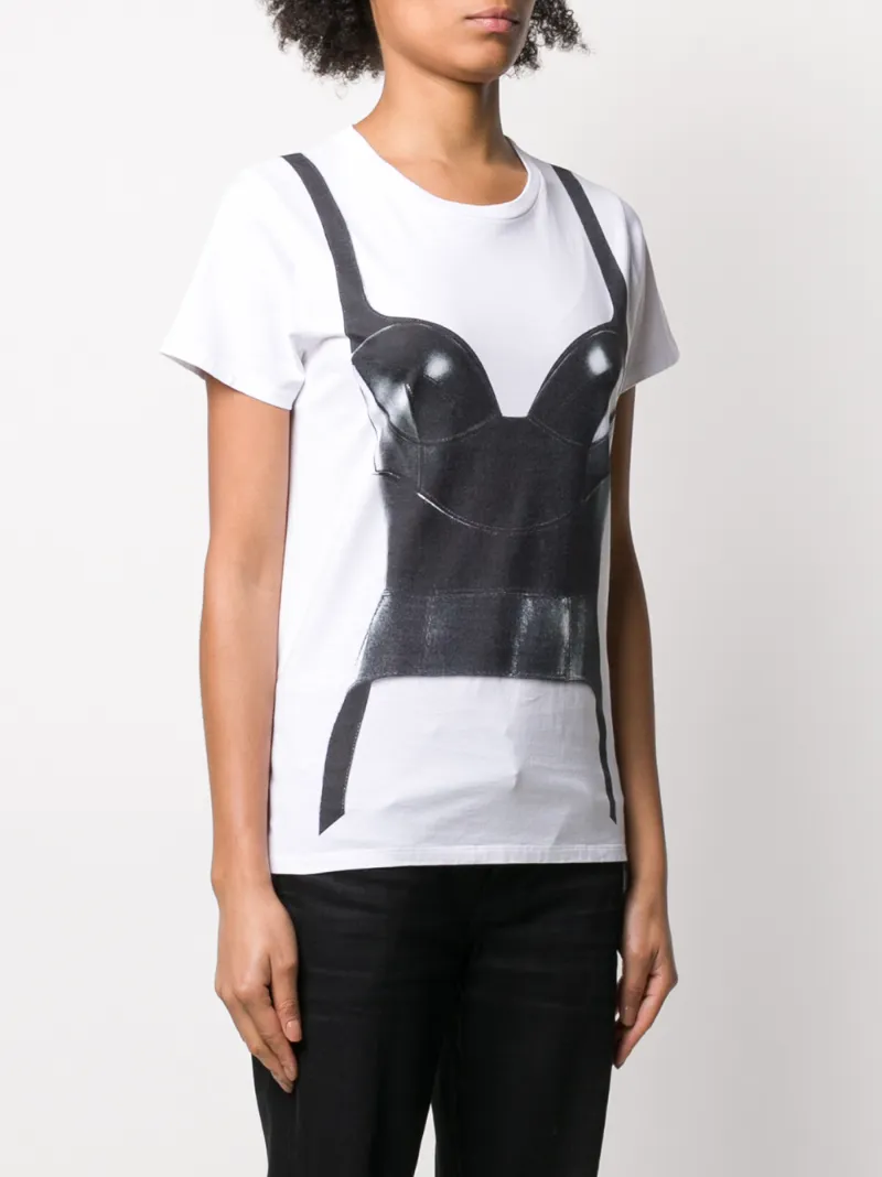 ALEXANDER MCQUEEN CORSET PRINT T-SHIRT